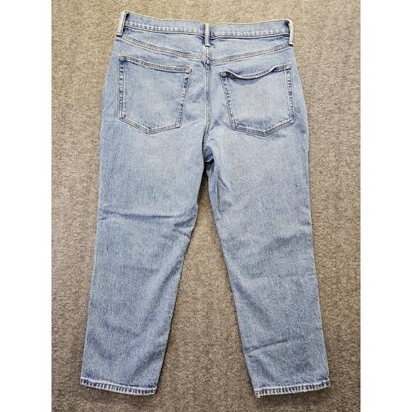 J. Crew Womens Jeans High Rise Classic Vintage Sz 31P Blue Denim Stretch - Picture 2 of 9